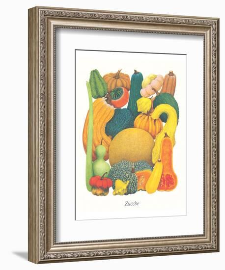 Marrows and Pumpkins-null-Framed Art Print