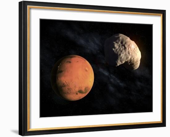 Mars and Deimos, Artwork-null-Framed Photographic Print