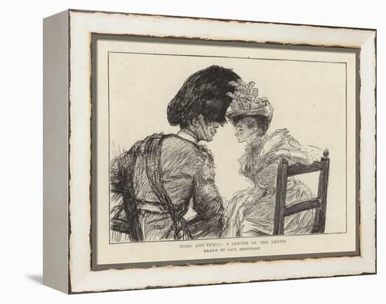 Mars and Venus, a Sketch in the Crowd-Charles Paul Renouard-Framed Premier Image Canvas