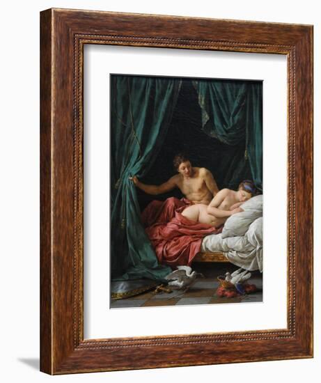 Mars and Venus (Allegory of Peac), 1770-Louis-Jean-François Lagrenée-Framed Giclee Print