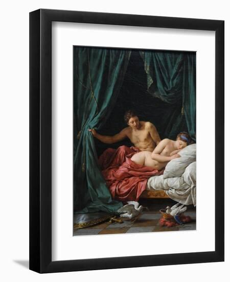 Mars and Venus (Allegory of Peac), 1770-Louis-Jean-François Lagrenée-Framed Giclee Print