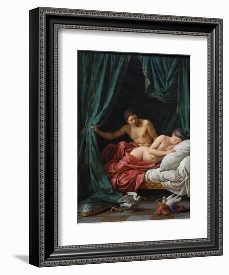 Mars and Venus (Allegory of Peac), 1770-Louis-Jean-François Lagrenée-Framed Giclee Print