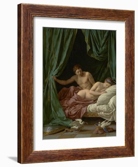 Mars and Venus, Allegory of Peace, 1770-Louis Jean Francois I Lagrenee-Framed Giclee Print