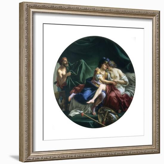 Mars and Venus Discovered by Vulcan, 1768-Louis Jean Francois Lagrenee-Framed Giclee Print