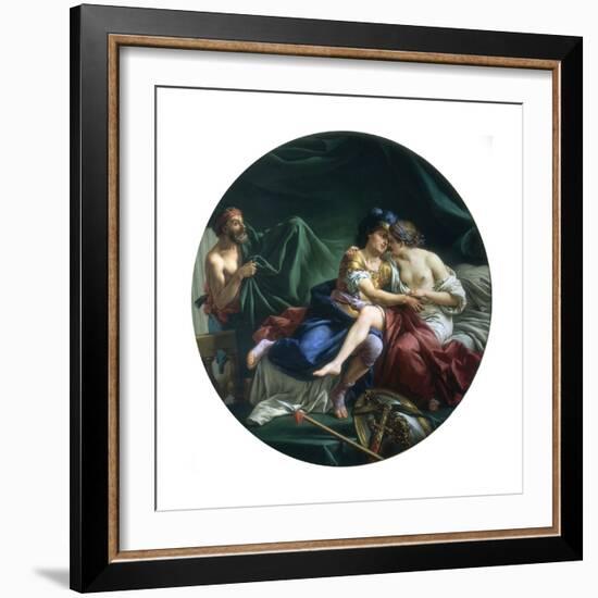 Mars and Venus Discovered by Vulcan, 1768-Louis Jean Francois Lagrenee-Framed Giclee Print