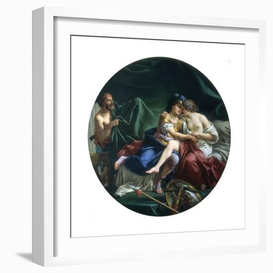 Mars and Venus Discovered by Vulcan, 1768-Louis Jean Francois Lagrenee-Framed Giclee Print