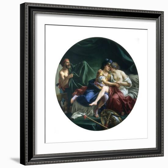 Mars and Venus Discovered by Vulcan, 1768-Louis Jean Francois Lagrenee-Framed Giclee Print