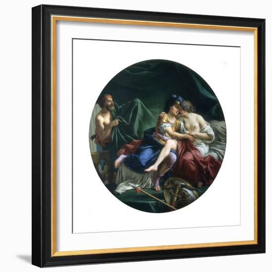 Mars and Venus Discovered by Vulcan, 1768-Louis Jean Francois Lagrenee-Framed Giclee Print