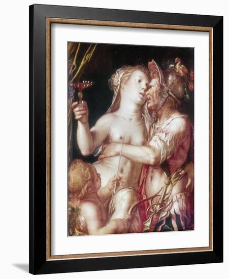 Mars and Venus, Late 16th-Early 17th Century-Joachim Anthonisz Wtewael-Framed Giclee Print