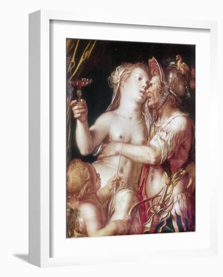 Mars and Venus, Late 16th-Early 17th Century-Joachim Anthonisz Wtewael-Framed Giclee Print