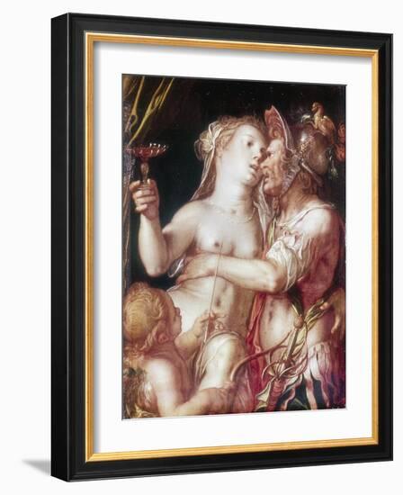 Mars and Venus, Late 16th-Early 17th Century-Joachim Anthonisz Wtewael-Framed Giclee Print