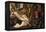 Mars and Venus Surprised by Vulcan-Jacopo Robusti Tintoretto-Framed Premier Image Canvas