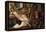 Mars and Venus Surprised by Vulcan-Jacopo Robusti Tintoretto-Framed Premier Image Canvas