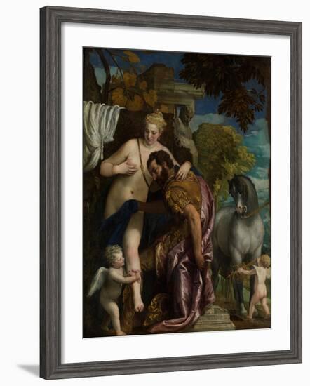 Mars and Venus United by Love, c.1570-Veronese-Framed Giclee Print