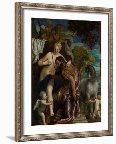 Mars and Venus United by Love, c.1570-Veronese-Framed Giclee Print