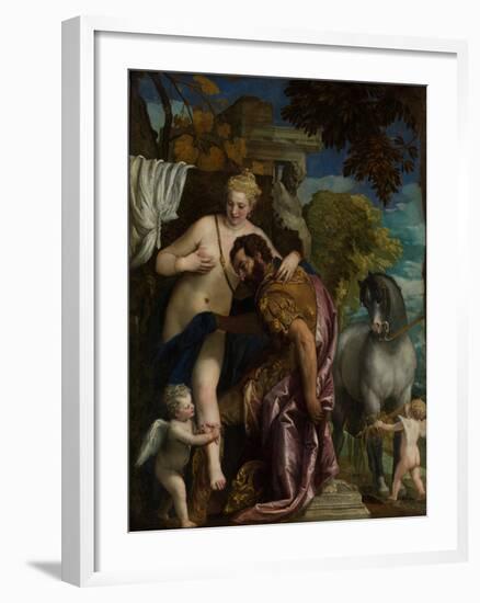 Mars and Venus United by Love, c.1570-Veronese-Framed Giclee Print