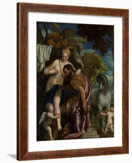 Mars and Venus United by Love, c.1570-Veronese-Framed Giclee Print