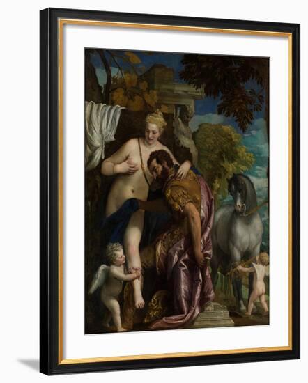 Mars and Venus United by Love, c.1570-Veronese-Framed Giclee Print