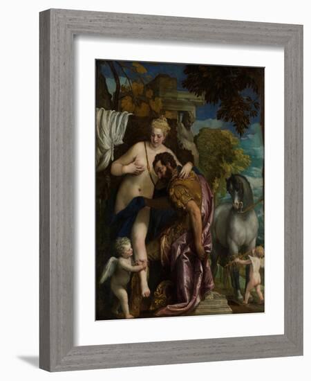 Mars and Venus United by Love, c.1570-Veronese-Framed Giclee Print