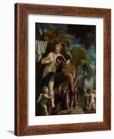 Mars and Venus United by Love, c.1570-Veronese-Framed Giclee Print