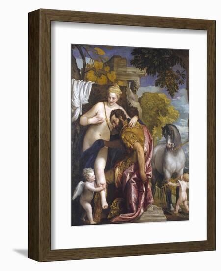Mars and Venus United by Love-Paolo Veronese-Framed Giclee Print