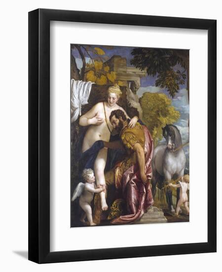 Mars and Venus United by Love-Paolo Veronese-Framed Giclee Print