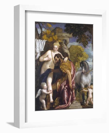 Mars and Venus United by Love-Paolo Veronese-Framed Giclee Print