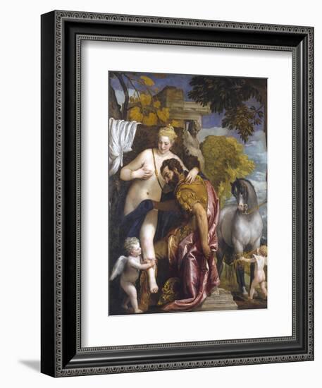 Mars and Venus United by Love-Paolo Veronese-Framed Giclee Print