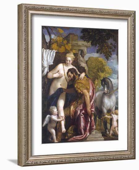 Mars and Venus United by Love-Paolo Veronese-Framed Giclee Print