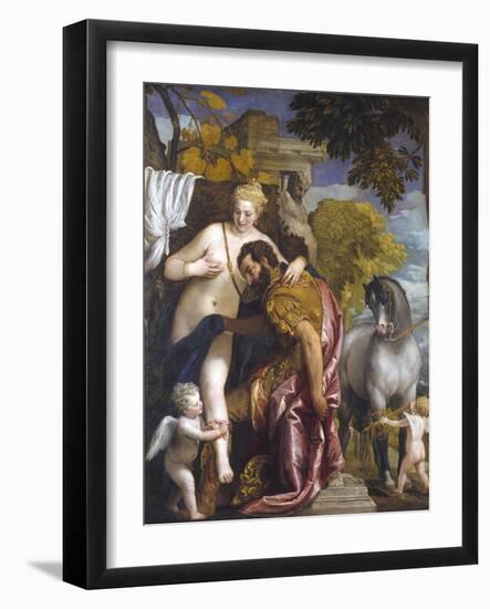 Mars and Venus United by Love-Paolo Veronese-Framed Giclee Print