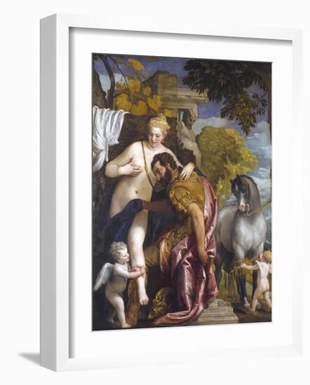 Mars and Venus United by Love-Paolo Veronese-Framed Giclee Print