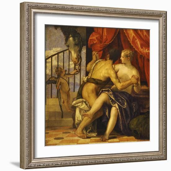 Mars and Venus with Love-Paolo Veronese-Framed Giclee Print