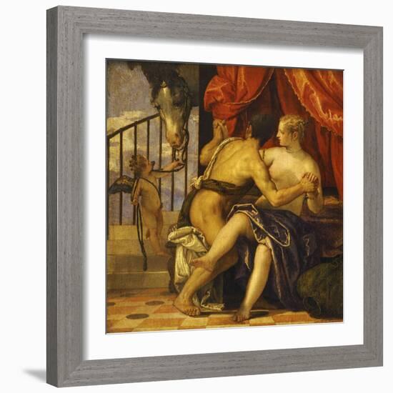 Mars and Venus with Love-Paolo Veronese-Framed Giclee Print