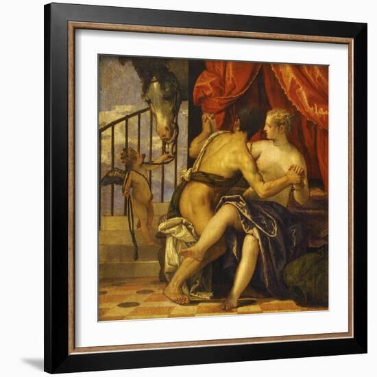 Mars and Venus with Love-Paolo Veronese-Framed Giclee Print