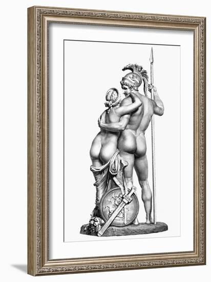 Mars and Venus-Antonio Canova-Framed Giclee Print