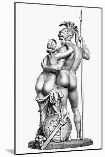 Mars and Venus-Antonio Canova-Mounted Giclee Print