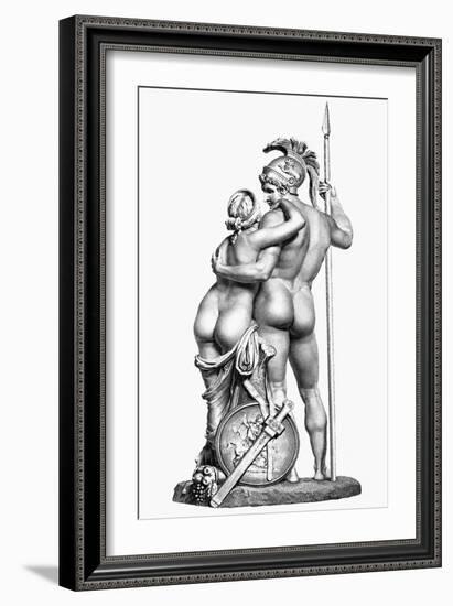 Mars and Venus-Antonio Canova-Framed Giclee Print