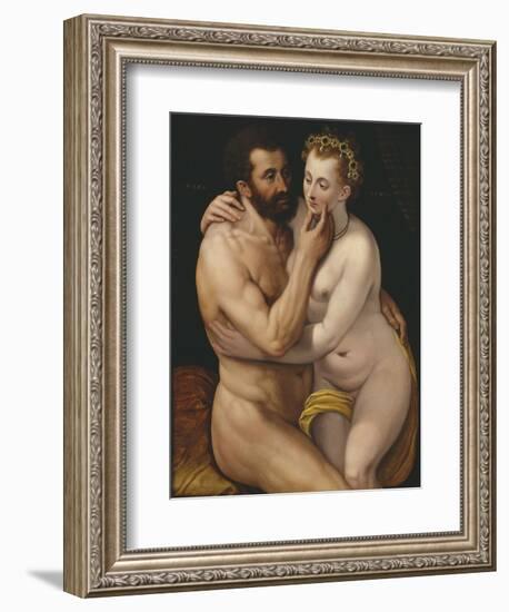 Mars and Venus-Frans Floris the Elder-Framed Premium Giclee Print