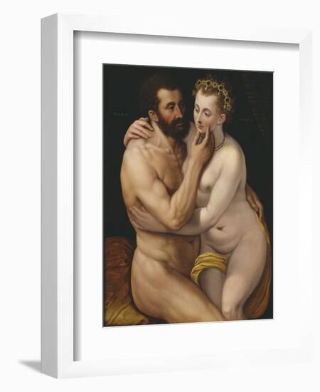 Mars and Venus-Frans Floris the Elder-Framed Premium Giclee Print