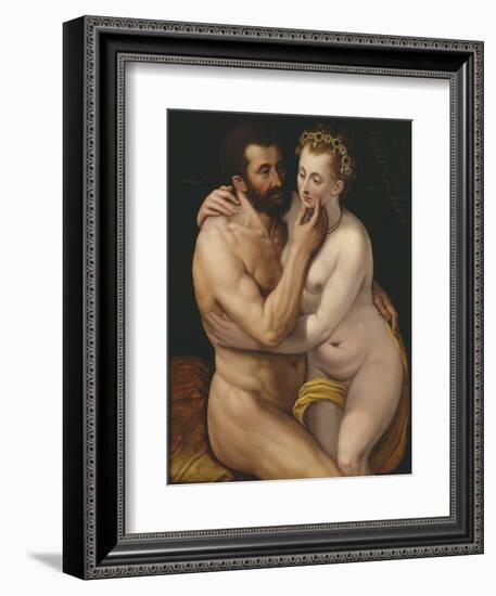 Mars and Venus-Frans Floris the Elder-Framed Premium Giclee Print