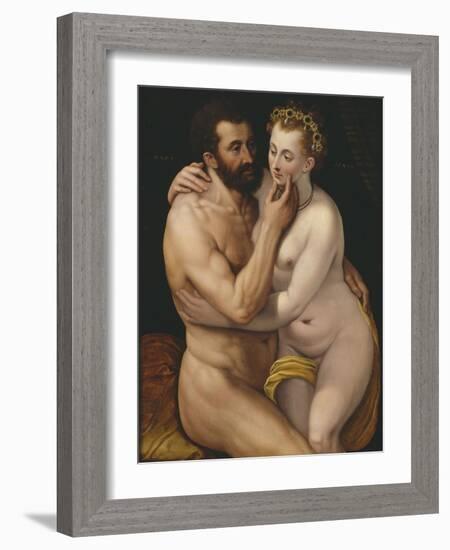 Mars and Venus-Frans Floris the Elder-Framed Giclee Print