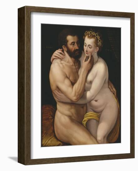 Mars and Venus-Frans Floris the Elder-Framed Giclee Print