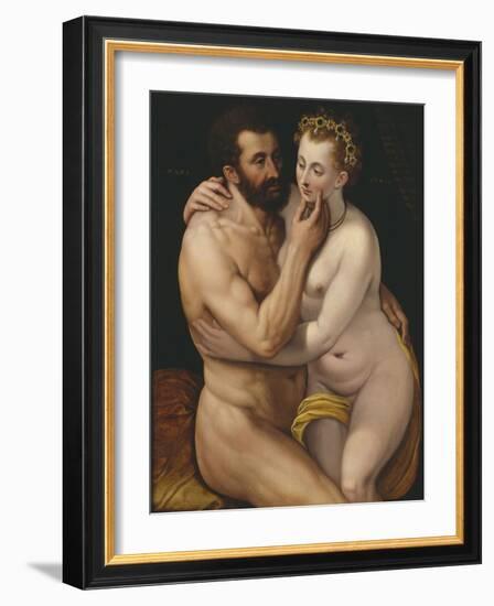 Mars and Venus-Frans Floris the Elder-Framed Giclee Print