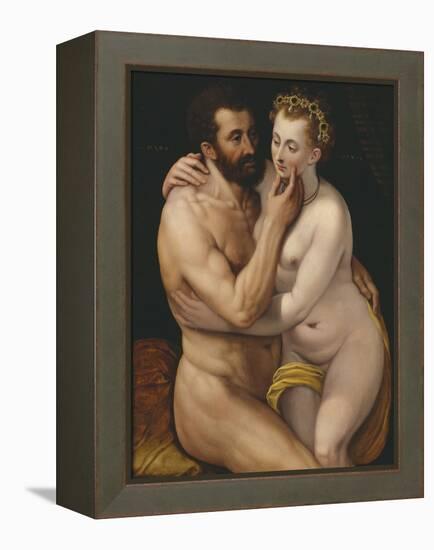 Mars and Venus-Frans Floris the Elder-Framed Premier Image Canvas