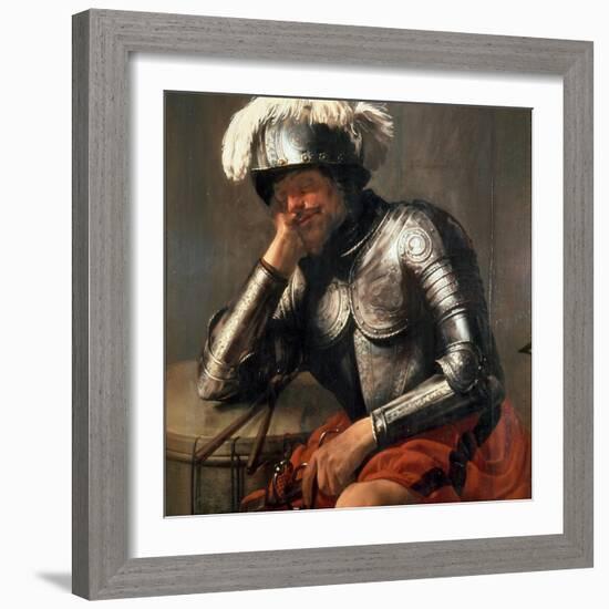 Mars Asleep, 1629-Hendrick Jansz Terbrugghen-Framed Giclee Print