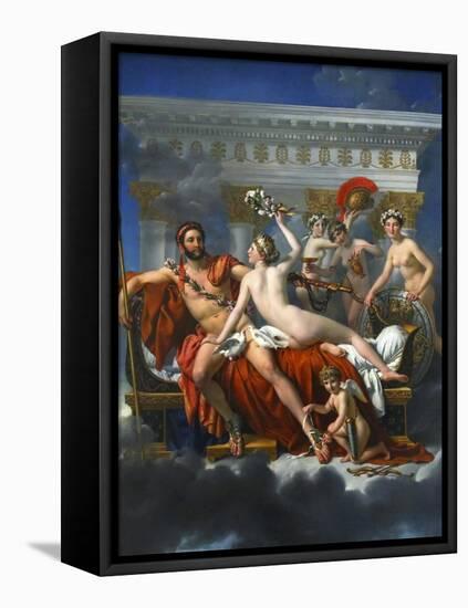 Mars Being Disarmed by Venus, 1824-Jacques Louis David-Framed Premier Image Canvas