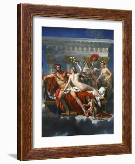 Mars Being Disarmed by Venus, 1824-Jacques Louis David-Framed Giclee Print