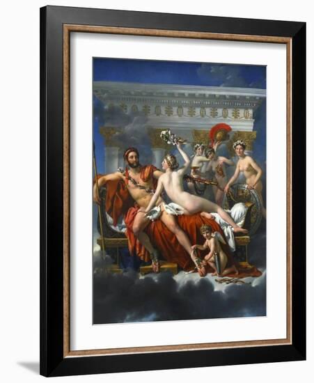 Mars Being Disarmed by Venus, 1824-Jacques Louis David-Framed Giclee Print