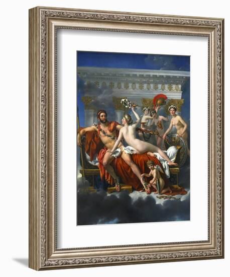 Mars Being Disarmed by Venus, 1824-Jacques Louis David-Framed Giclee Print