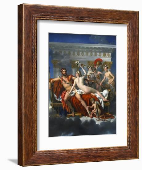 Mars Being Disarmed by Venus, 1824-Jacques Louis David-Framed Giclee Print